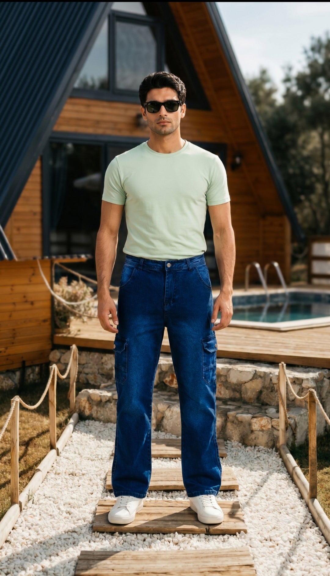 Roab Denim Cargo