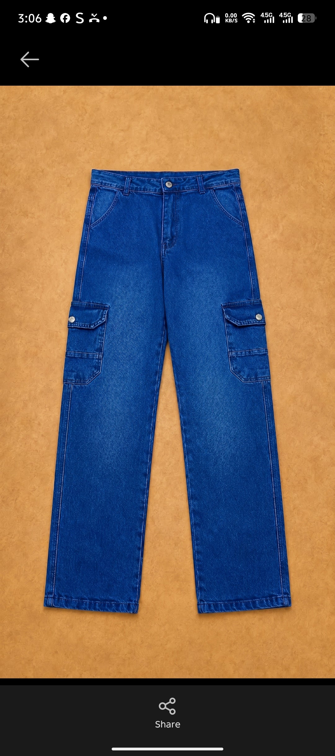 Roab Denim Cargo